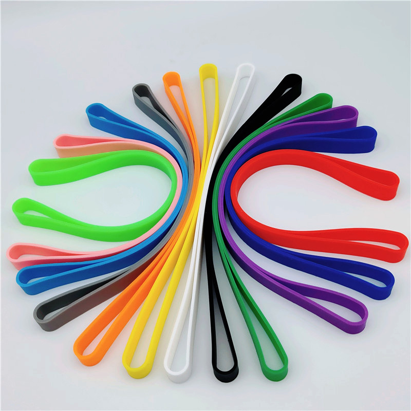 Simple - style silicone strap with strong elasticity and tensile force for fixing and bundling
